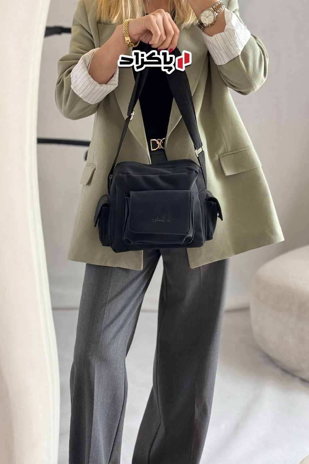 کیف دوشی بادی جیب کد 1244