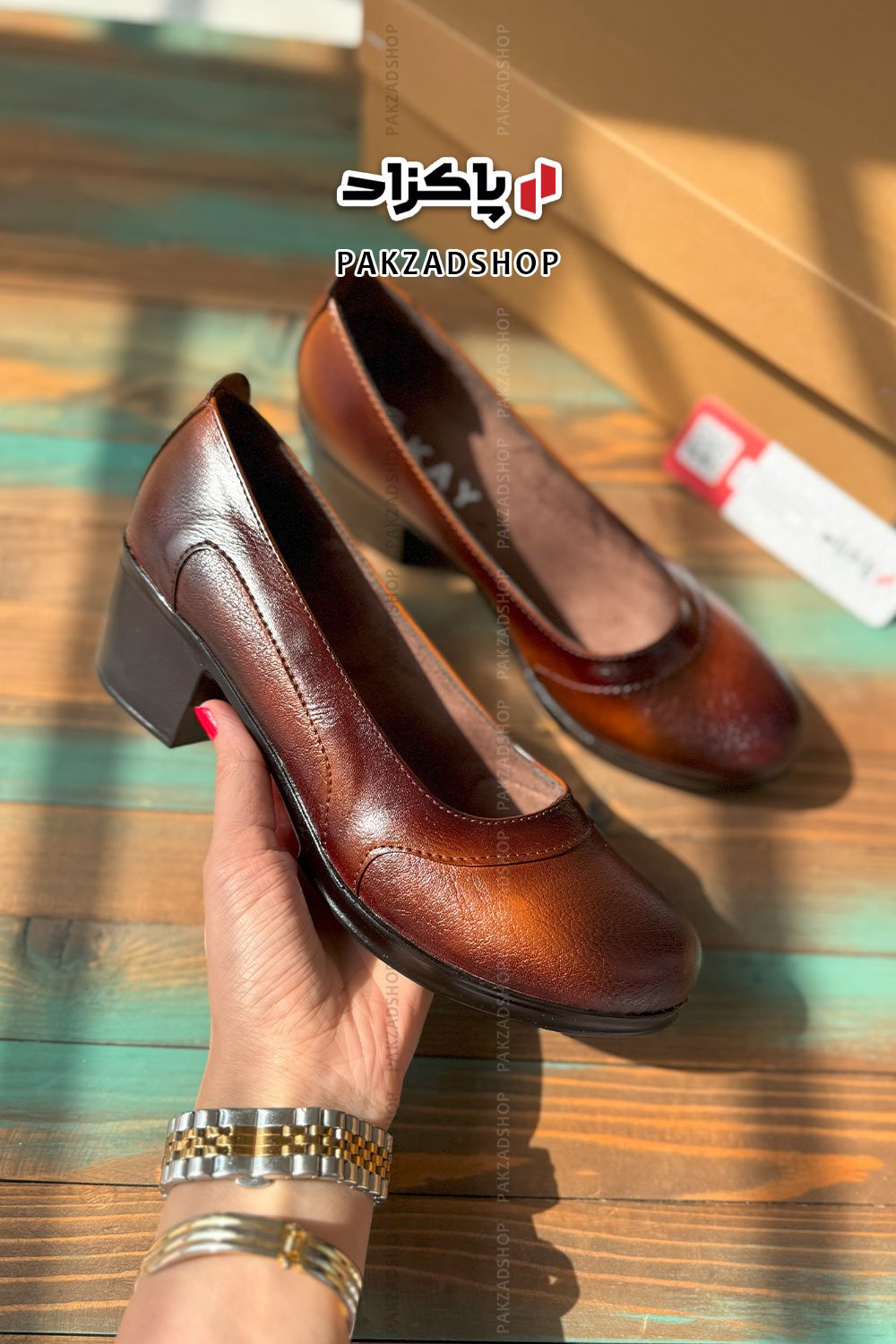 کفش جیران چرم مدل نیل