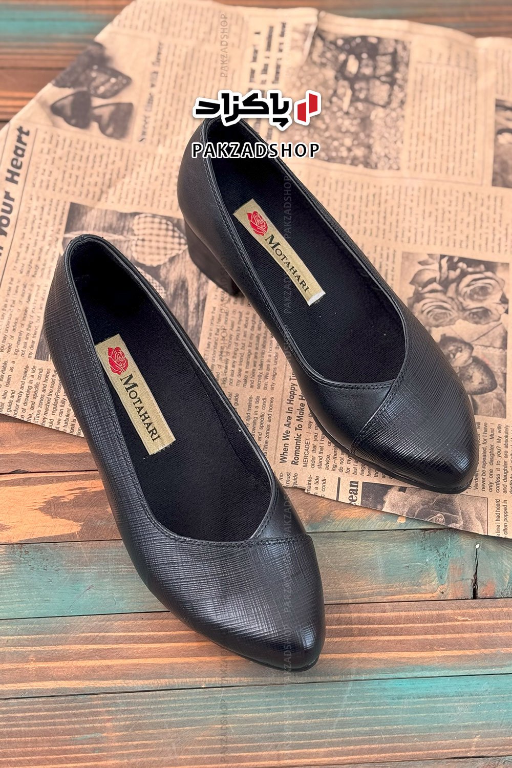 کفش پرسنلی زنانه مدل خطی بزرگپا