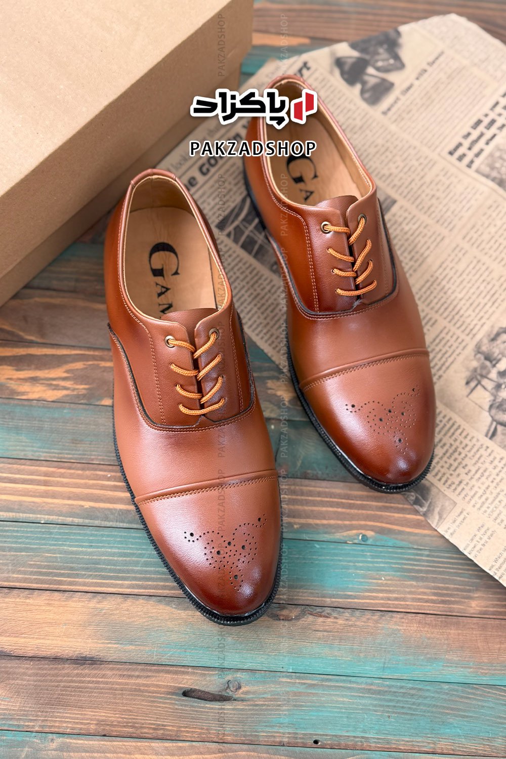 کفش مرد کلاسیک مدل برت طرحدار