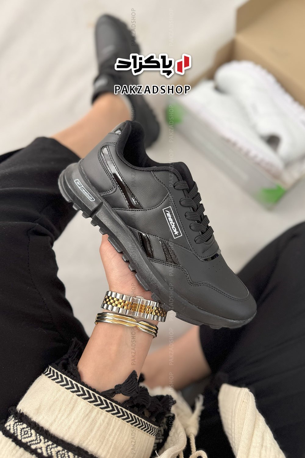 اسپرت ریبوک چرم 2025 سایز میانه